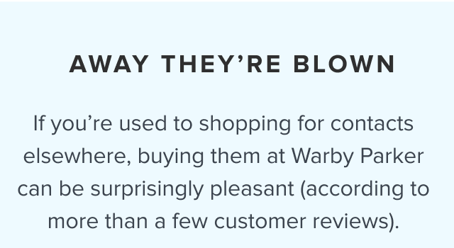 Away they're blown