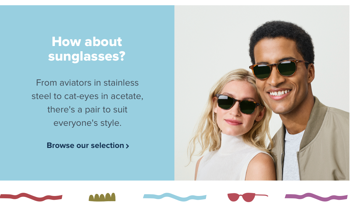 How about sunglasses?