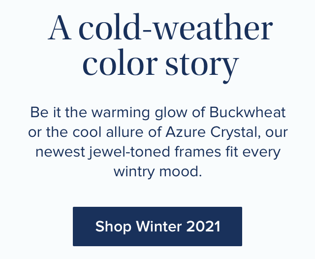 A cold-weather color story